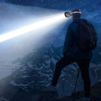 Sumoravibe - Lampada frontale ricaricabile ad alta potenza super luminosa