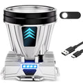 Sumoravibe - Lampada frontale ricaricabile ad alta potenza super luminosa