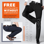 Sumoravibe - (Acquistando due, si ottiene la spedizione gratuita) Pantaloni da abito classici da uomo ad alta elasticità
