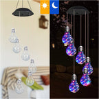 Sumoravibe - Campanelli Eolici con Lampadina LED Colorata ad Energia Solare