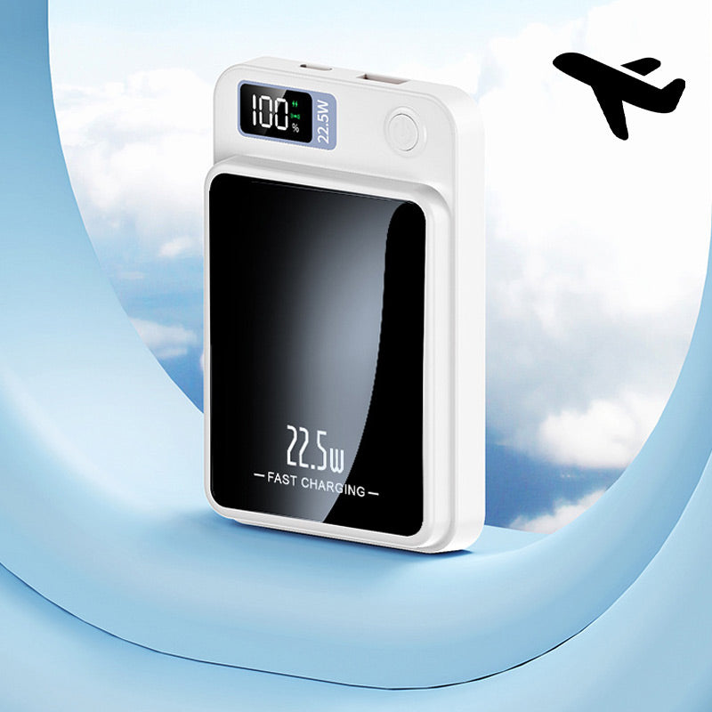 Sumoravibe - 22,5 Watt Ultra Sottile Carica Rapida 20000mAh Power Bank Mobile